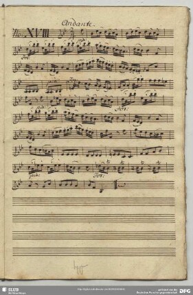 18. Anonymus, Andante, B-Dur