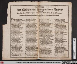 Eine Christliche Glückwünschung Eines Glückseligen newen Jahrs