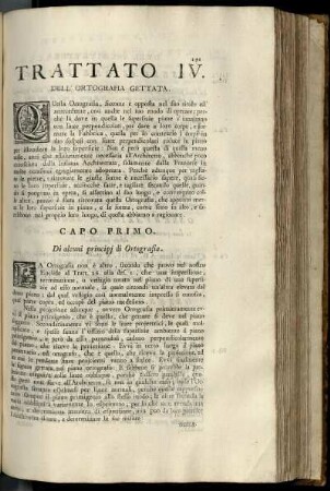 Capo 1. Di alcuni principj di Ortografia.