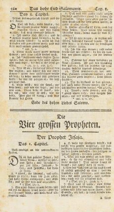 Der Prophet Jesaia.