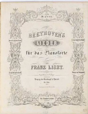 Beethoven's Lieder : für das Pianoforte