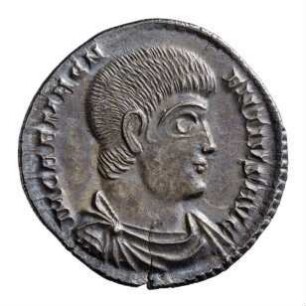 Münze, Siliqua, 19. Jannuar 350 - 18. August 353 n. Chr.