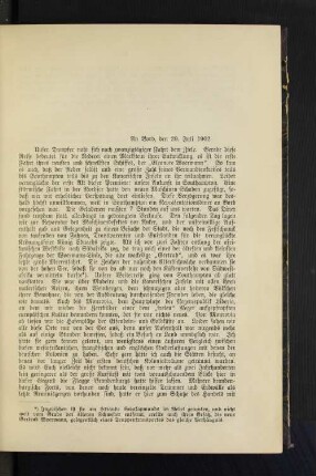 An Bord, den 29. Juli 1902.