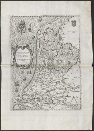 Hollandiae Batavor. Veteris Insulae Et Locorum Adiacentium Exacta Descriptio