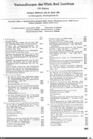 164. Sitzung, Stuttgart, 26.4.1950