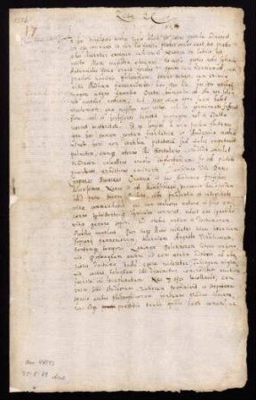 Trauerprogramm für Prof. eloqu. Caspar Bucher [1617, entnommen aus aus UAT 44/93].