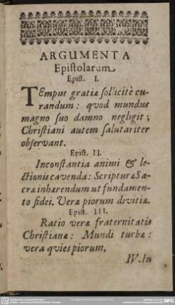 Argumenta Epistolarum