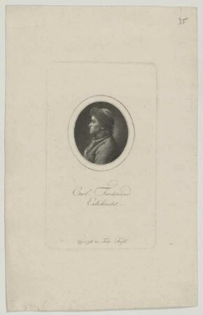 Bildnis des Carl Ferdinand Eckebrecht