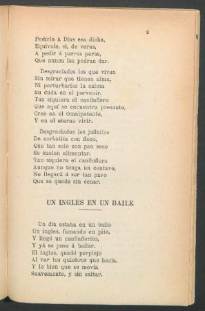 Un inglés en un baile