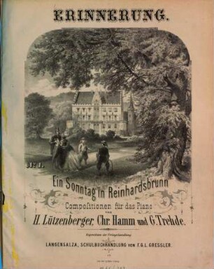 Ein Sonntag in Reinhardsbrunn : comp. für d. Pianoforte