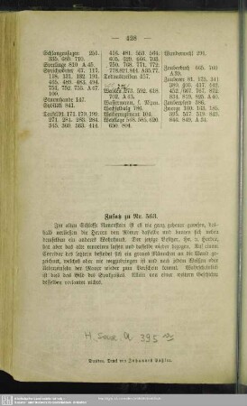 Zusatz zu Nr. 563