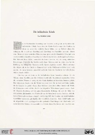Die holländische Schule