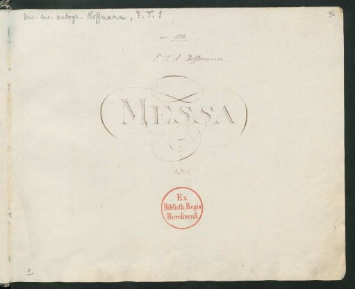 Messen; Coro, orch, bc; d-Moll; A 18