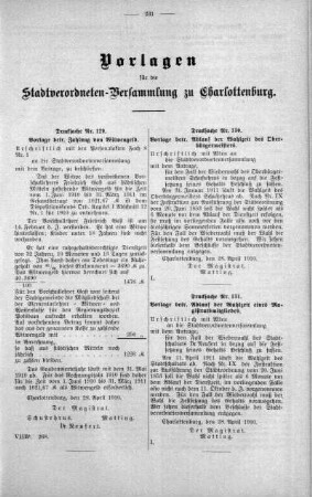 No. 10 (129-143) (129,130,131), 11. Mai 1910