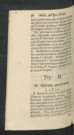 Tit. II. De Usufructu accrescendo