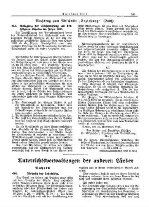 Wohnsitz der Lehrkräfte : [Amtliche Erlasse der Unterrichtsverwaltungen der anderen Länder] ; [Bayern] ; [Amtlicher Teil]