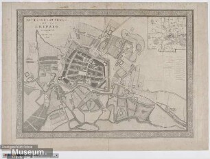 Neuester Grundriss der Stadt Leipzig