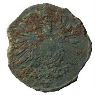 Fundmünze, 2 Pfennig, 1873 - 1876