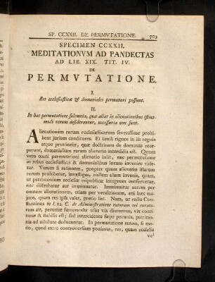 703-711, Ad Lib. XIX. Tit. IV. De Rerum Permutatione