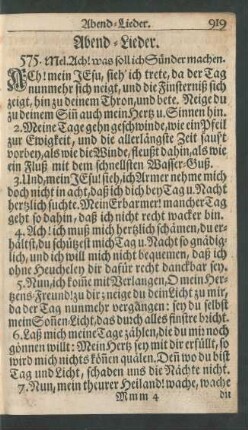 Abend-Lieder