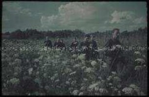 Soldaten auf dem Marsch