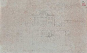 Wohnhaus am Neuen Petritor in Braunschweig - Ansicht der Straßenfront und Grundriss