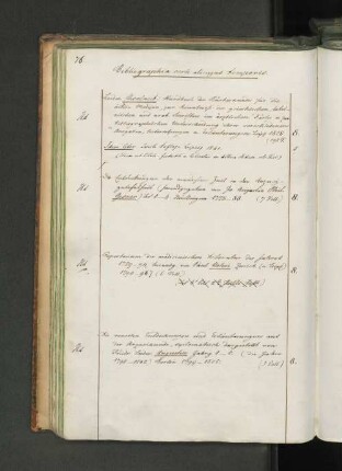 Bibliographia certi aliquius temporis.