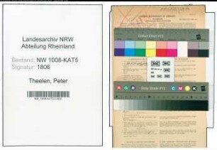 Entnazifizierung Peter Theelen , geb. 30.11.1896 (Friseurmeister)