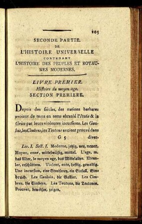 Seconde partie de l'histoire universelle ...