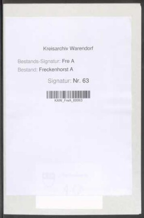 Publicandum der bischöflichen Kanzlei: Räuberunwesen