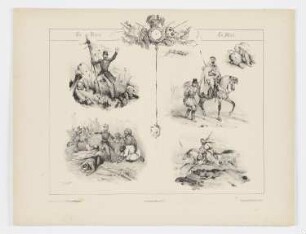 Kämpfe, Blatt 9 der Folge "Gutes und Böses"
