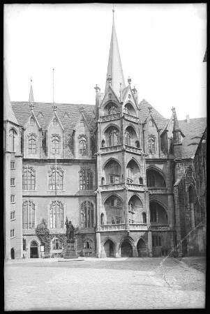 Meißen. Albrechtsburg mit Großem Wendelstein