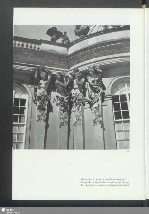 Karyatiden am Rundbau des Schlosses Sanssouci
