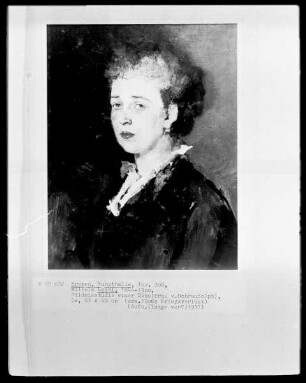Bildnisstudie einer Dame (Frau von Schraudolph)
