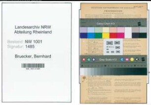 Entnazifizierung Bernhard Bruecker, geb. 04.02.1907 (Eisenbahner)