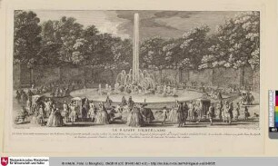 [Vuë des Bosquets du Jardin de Versailles:] Le Bassin d'Encelade