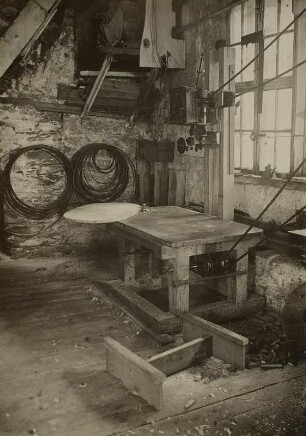 Böttcherei, Werkzeugbank, 1930