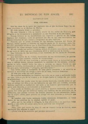 Capítulo XIV - Una celada