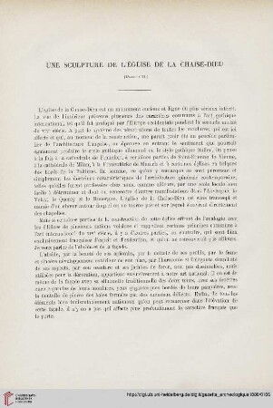 13: Une sculpture de l'église de la Chaise-Dieu