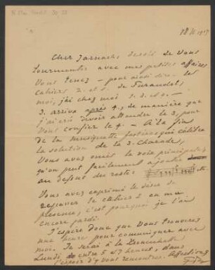 Brief an Philipp Jarnach : 18.11.1917