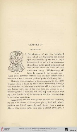 Chapter IV: Metal - work