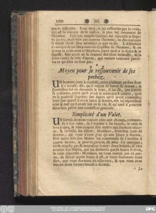 Moyen pour se ressouvenir des ses pechez.
