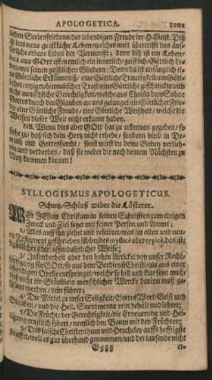 Syllogismus Apologeticus