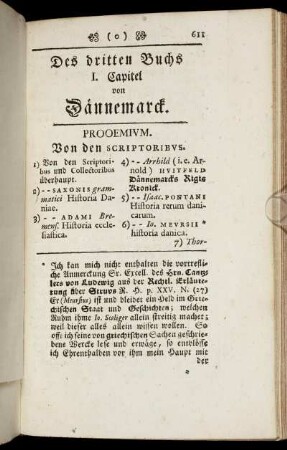 I. Capitel von Dännemarck