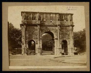 Konstantinsbogen (Arco di Constantino), Rom: Ansicht