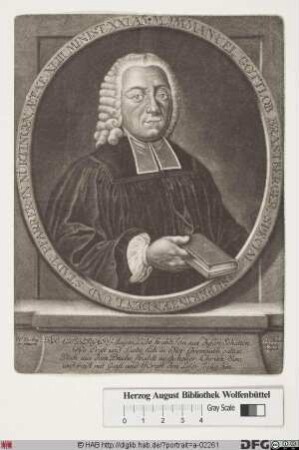 Bildnis Immanuel Gottlob Brastberger