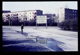 Grenze Bethanien Damm 4.3.61.