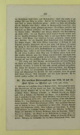 Die deutschen Befreiungskriege von 1813, 14 und 15
