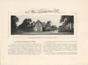 Der Pavillon des Sanatoriums für Frauen