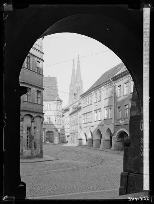 Görlitz: Durchblick nach St. Jakobi